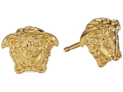 versace gold earrings|Versace jewelry real gold.